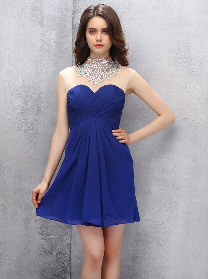 Royal Blue Homecoming Dresses,High Neck Homecoming Dress,Modest Homecoming Dress,HC00111, US12 / Burgundy Royal Blue Homecoming Dresses,High Neck Homecoming Dress,Modest Homecoming Dress,HC00111, US12 / Burgundy