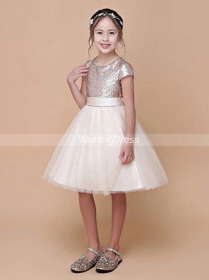 Sequined Girls Party Dresses,Pink Birthday Dress,Junior Dress with Sleeves,JB00045, J6 / Burgundy Sequined Girls Party Dresses,Pink Birthday Dress,Junior Dress with Sleeves,JB00045, J6 / Burgundy
