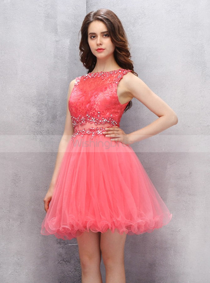 illusion homecoming dresses Jovani 26344 Dress Nude/Silver / 6