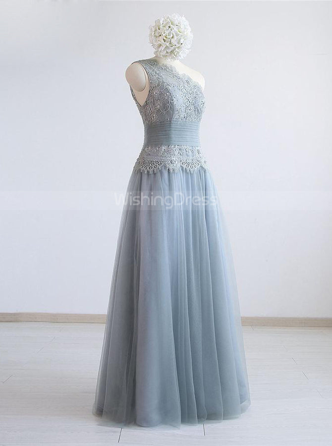 strapless open back dress Athena One Shoulder Bridesmaid Dress main image 1