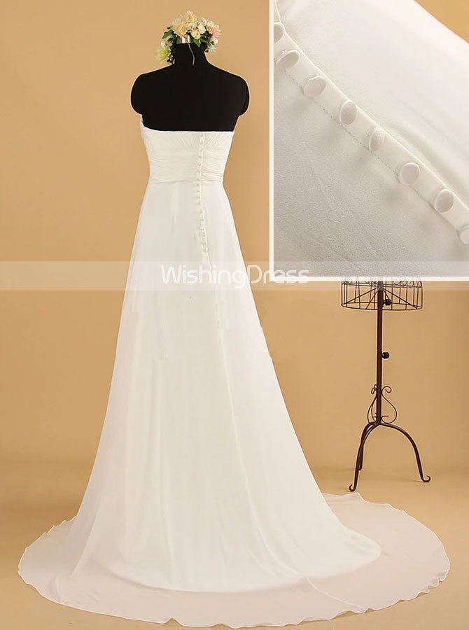 ivory formal dress Belle Plunging Open Back Gown in ivory main image 1