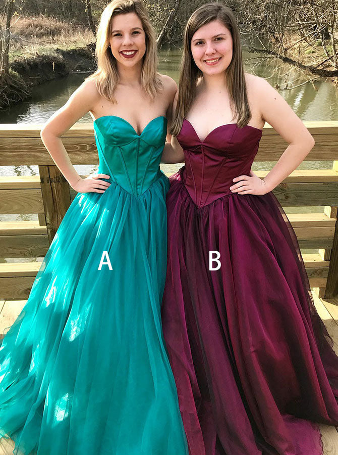 Simple Plus Size Prom Gowns,Sweetheart Plus Size Prom Gown,Tulle Plus Size Prom Gown,PD00320, US8 / Royal Blue Simple Plus Size Prom Gowns,Sweetheart Plus Size Prom Gown,Tulle Plus Size Prom Gown,PD00320, US8 / Royal Blue
