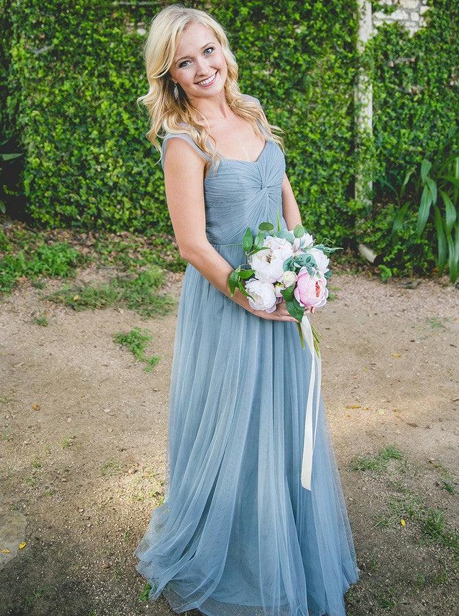 Steel Blue Bridesmaid Dress,Tulle Bridesmaid Dress,Strappy Bridesmaid Dress,BD00135, US12 / Lilac Steel Blue Bridesmaid Dress,Tulle Bridesmaid Dress,Strappy Bridesmaid Dress,BD00135, US12 / Lilac