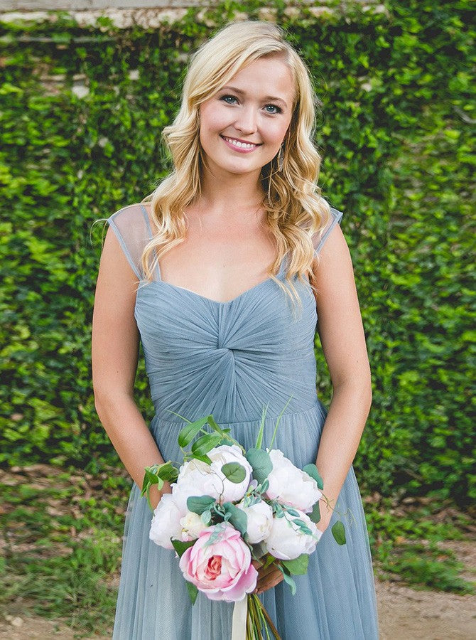 Steel Blue Bridesmaid Dress,Tulle Bridesmaid Dress,Strappy Bridesmaid Dress,BD00135, US12 / Lilac Steel Blue Bridesmaid Dress,Tulle Bridesmaid Dress,Strappy Bridesmaid Dress,BD00135, US12 / Lilac
