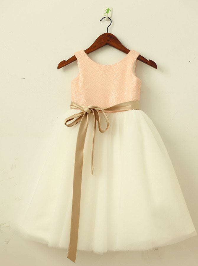 Two Tone Flower Girl Dresses,Knee Length Flower Girl Dress,Cute Flower Girl Dress,FD00005, Child13 / Pink Two Tone Flower Girl Dresses,Knee Length Flower Girl Dress,Cute Flower Girl Dress,FD00005, Child13 / Pink