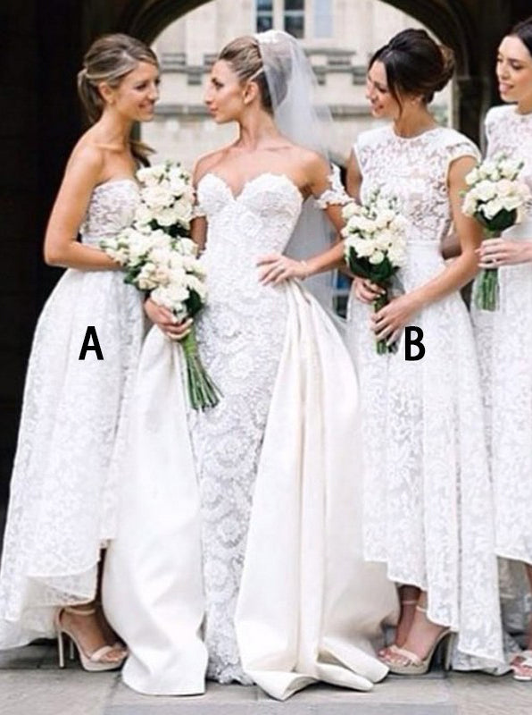 Vintage Bridesmaid Dress,Lace Bridesmaid Dress,Mismatched Bridesmaid Dress,BD00106, US14W / Red