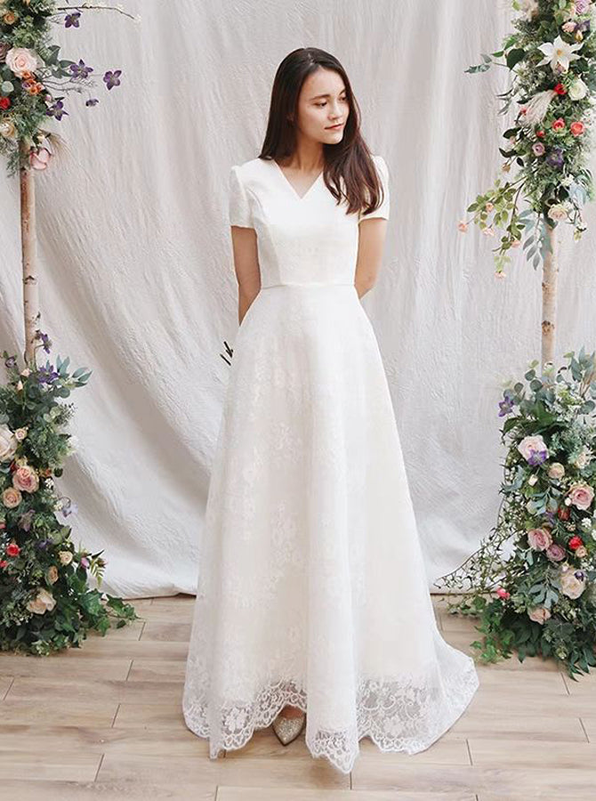 Vintage Wedding Dress,Lace Wedding Dresses,Wedding Dress with Sleeves,Rustic Wedding Dress,WD00207, US24W / Ivory Vintage Wedding Dress,Lace Wedding Dresses,Wedding Dress with Sleeves,Rustic Wedding Dress,WD00207, US24W / Ivory
