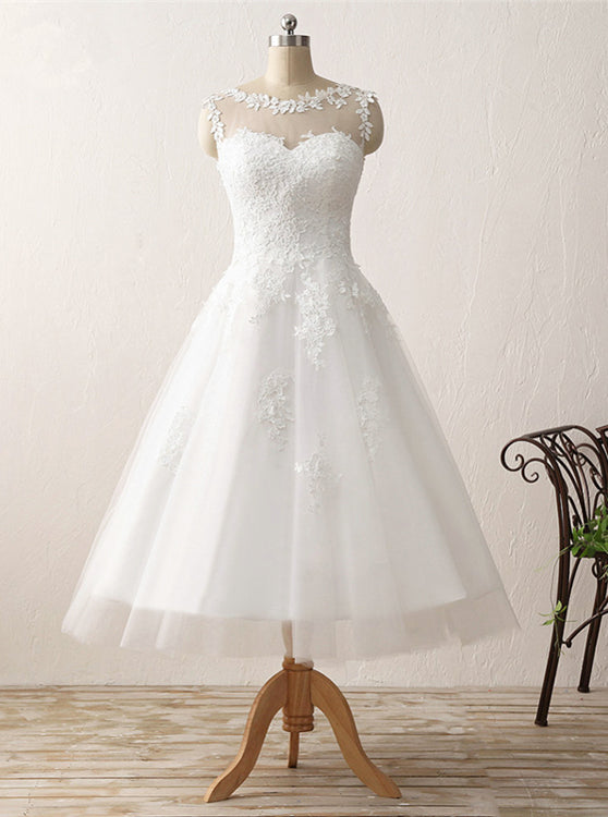 Tea length sales wedding dresses canada