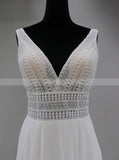 Chiffon Destination Wedding Dress,Beach Wedding Dress,WD00999