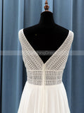Chiffon Destination Wedding Dress,Beach Wedding Dress,WD00999