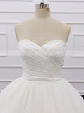 Simple Strapless Bridal Ball Gown,Classic Bridal Ballgown,WD01079