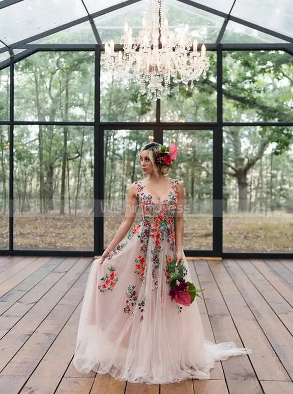 red and champagne wedding dress Amazing / Unique Red Champagne Wedding Dresses 2019 Ball Gown Sweetheart Sleeveless Backless Chapel Train Cascading Ruffles