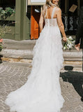 Sweetheart Neck Wedding Gown,Dramatic Multi-layers Tulle Wedding Dress,WS25103103