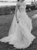 Sweetheart Neck Wedding Gown,Dramatic Multi-layers Tulle Wedding Dress,WS25103103