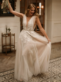 Boho Wedding Dress,Casual Wedding Dress,WD00426