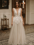 Boho Wedding Dress,Casual Wedding Dress,WD00426