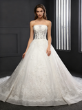 Princess Wedding Dresses,Ball Gown Wedding Dress,Luxury Wedding Gown,Classic Bridal Gown,WD00143