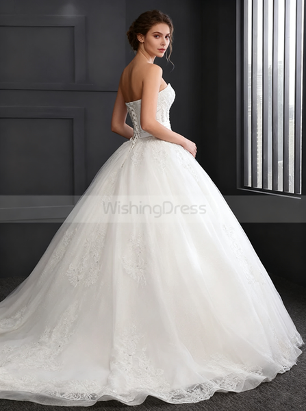 Princess Wedding Dresses,Ball Gown Wedding Dress,Luxury Wedding Gown,Classic Bridal Gown,WD00143