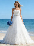 Princess Wedding Dresses,Strapless Wedding Dress,Elegant Wedding Dress,WD00213