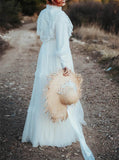 Flounce Top Wedding Dress,Vintage Destination Wedding Dress,WD2543030