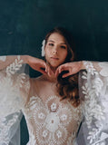 Lace Destination Wedding Dress,Boho Bridal Dress,WD2510031401