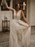 Boho Wedding Dress,Casual Wedding Dress,WD00426