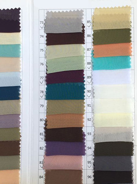 Chiffon Color Swatch