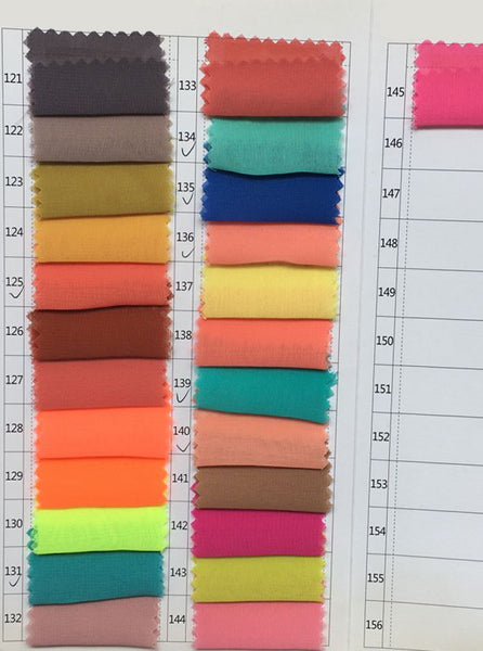 Chiffon Color Swatch