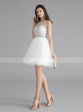 A-line Tulle Homecoming Dresses for Teens,Graduation Dress Short,HC00198