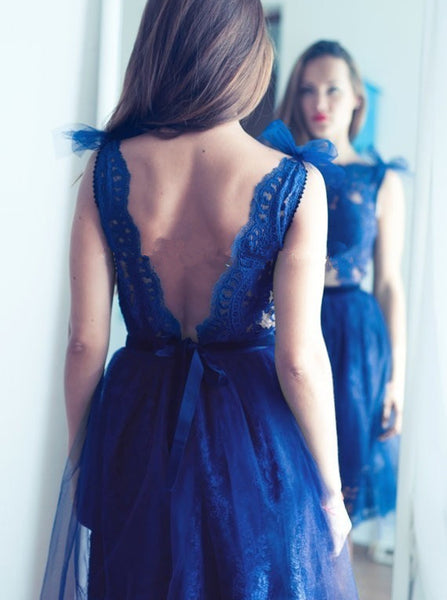 Black Homecoming Dresses,Lace Homecoming Dress,Backless Homecoming Dress,HC00022
