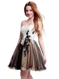 Lace Homecoming Dresses,Cute Sweet 16 Dresses,Strapless Sweet 16 Dress,Short Sweet 16 Dress,SW00010