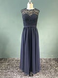 Mint Green Bridesmaid Dress,Long Elegant Bridesmaid Dress,Chiffon Bridesmaid Dress,BD00133