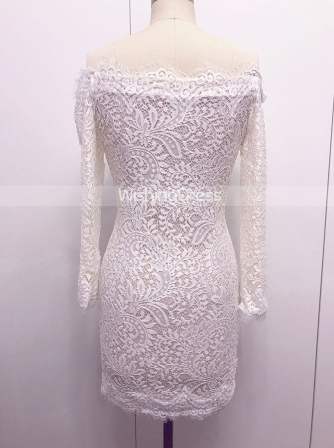 White Cocktail Dresses,Cocktail Dress with Sleeves,Lace Cocktail Dress,Short Cocktail Dress,CD00048, US16W / Skyblue White Cocktail Dresses,Cocktail Dress with Sleeves,Lace Cocktail Dress,Short Cocktail Dress,CD00048, US16W / Skyblue