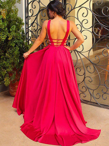 products/Red-Simple-Evening-Dress-Evening-Dress-with-Train-V-neck-Prom-Dress-PD00080.jpg