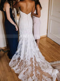 Lace Mermaid Bridal Dress,Sweetheart Neckline Wedding Dress,WD00737