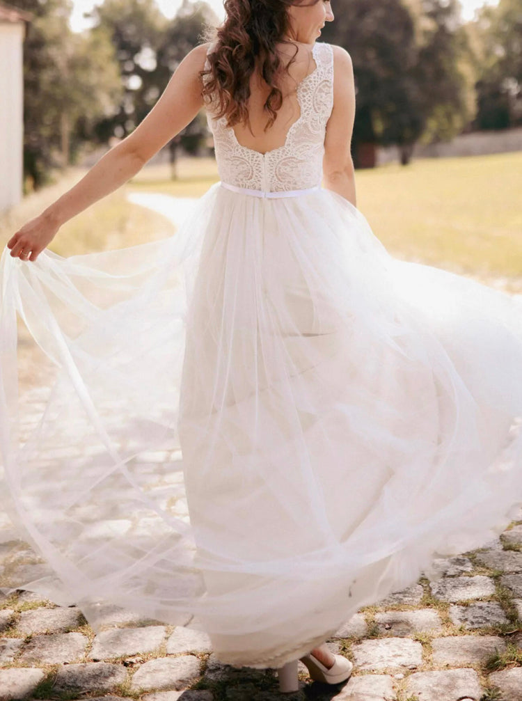 Simple Wedding Dress,Open Back Wedding Dress,WD00802 - Wishingdress Simple Wedding Dress,Open Back Wedding Dress,WD00802 - Wishingdress