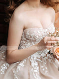 Sweetheart Neckline Short Wedding Dress,A-line Dress with Removable Sleeves,WD00838