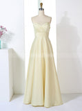 A-line Bridesmaid Dresses,Satin Bridesmaid Dress,Vintage Bridesmaid Dress,BD00316