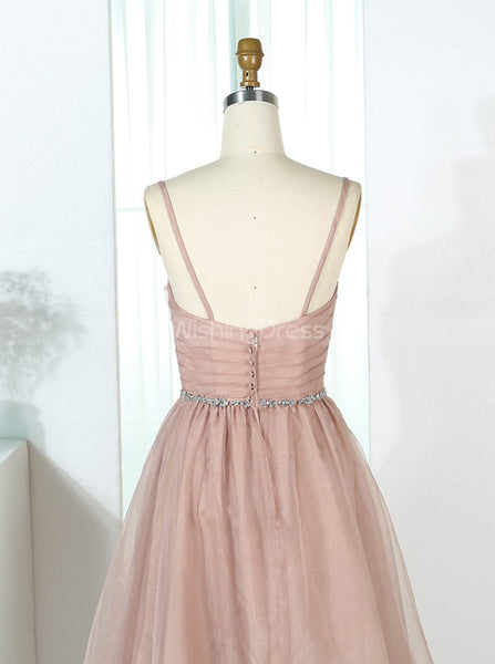 A-line Bridesmaid Dresses,Simple Bridesmaid Dress,Organza Bridesmaid Dress,BD00290