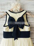 A-line Chiffon Flower Girl Dresses,Ankle Length Flower Girl Dress,FD00032