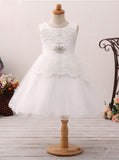 A-line Flower Girl Dresses,Short Flower Girl Dress,Lovely Flower Girl Dress,FD00054