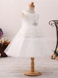 A-line Flower Girl Dresses,Short Flower Girl Dress,Lovely Flower Girl Dress,FD00054