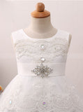 A-line Flower Girl Dresses,Short Flower Girl Dress,Lovely Flower Girl Dress,FD00054