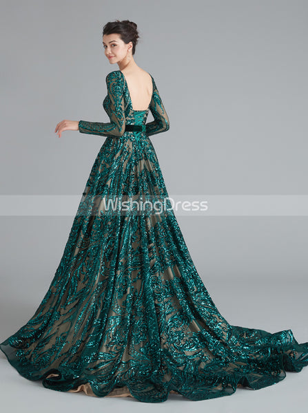 A-line Prom Dresses with Long Sleeves,Sequined Homecoming Dress,HC00203, US8 / Royal Blue A-line Prom Dresses with Long Sleeves,Sequined Homecoming Dress,HC00203, US8 / Royal Blue