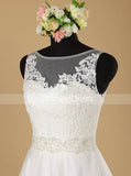 A-line Wedding Dresses,Classic Tulle Wedding Dress,WD00555