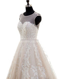 Aline Wedding Dress,Colored Wedding Dress,Tulle Wedding Gown,Princess Bridal Gown,WD00041