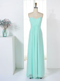 Aqua Bridesmaid Dresses,Empire Waist Bridesmaid Dress,Long Bridesmaid Dress,BD00319