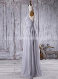 Beaded Bridesmaid Dresses,Fall Long Bridesmaid Dress,BD00355