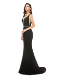 Black Mermaid Evening Dresses,Gorgeous Formal Evening Dress,PD00470
