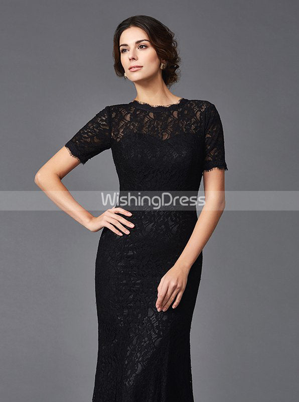 Black Mother of the Bride Dresses,Lace Mother Dress,Mermaid Mother Dre - Wishingdress Black Mother of the Bride Dresses,Lace Mother Dress,Mermaid Mother Dre - Wishingdress
